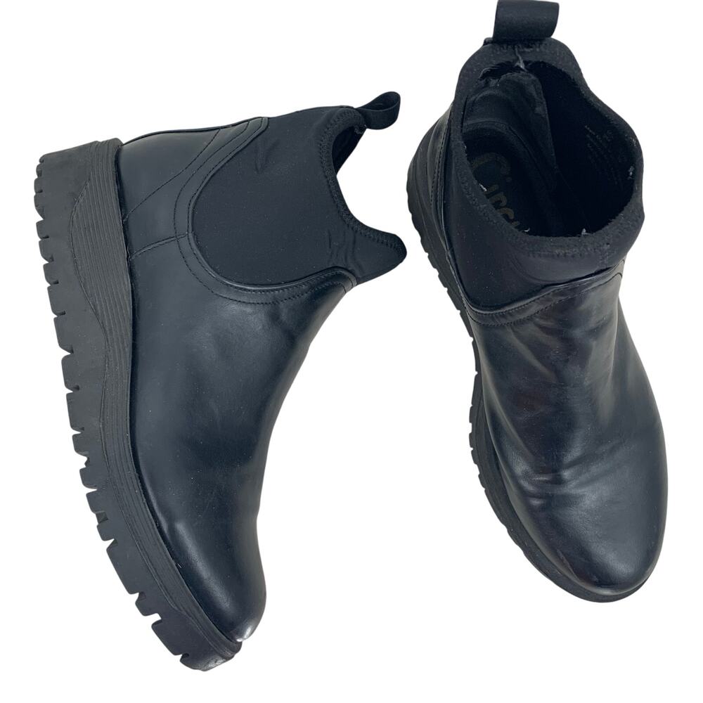 Circus by Sam Edelman REANA Women's Black Chunky Ankle Boots Size 9M